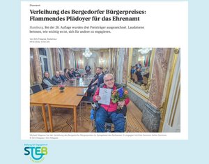 Michael Magener mit dem Bürgerpreis